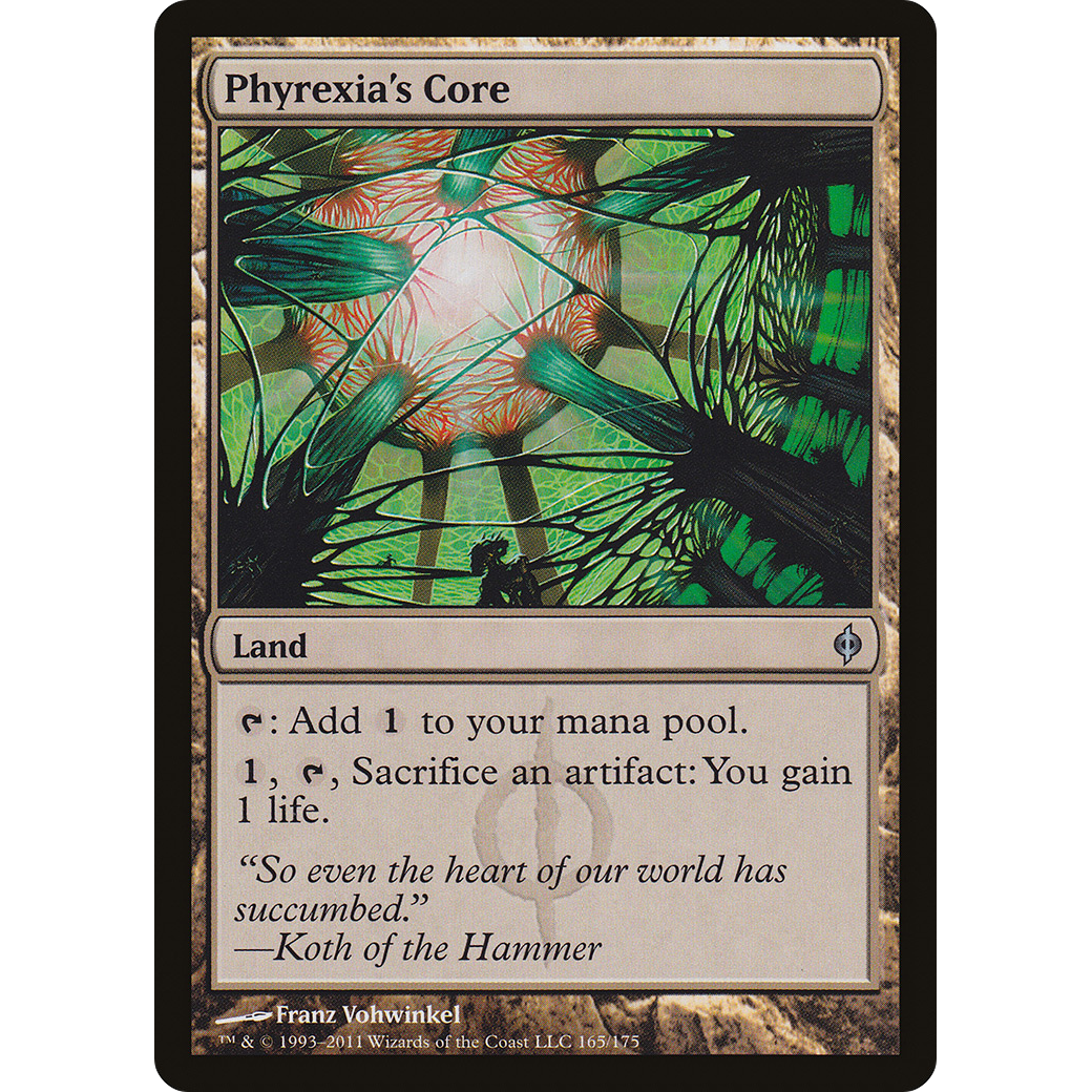 Phyrexia's Core (NPH-165) - New Phyrexia Foil