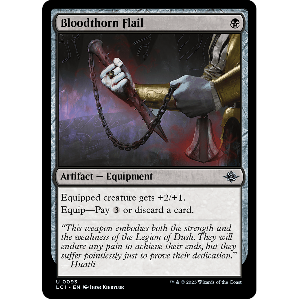 Bloodthorn Flail (LCI-093) - The Lost Caverns of Ixalan Foil