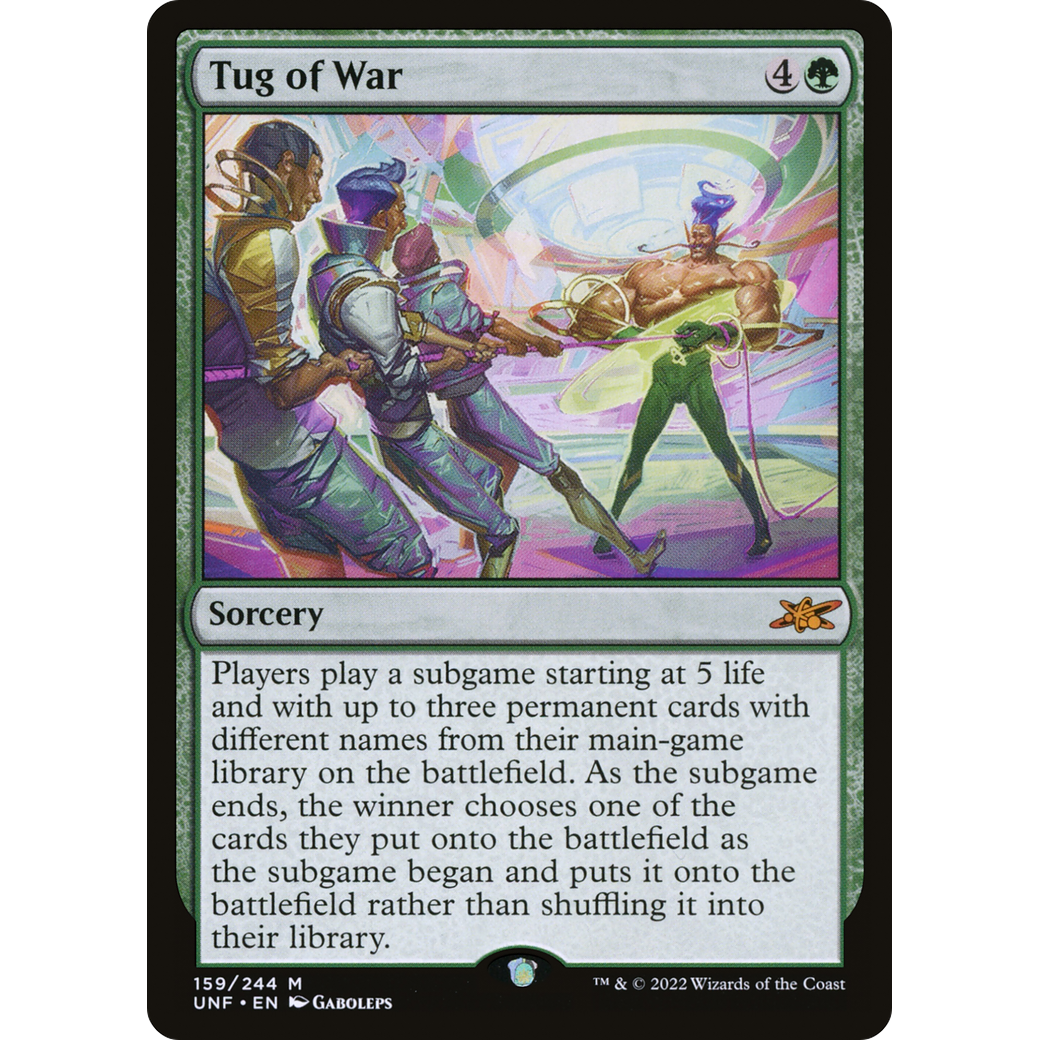 Tug of War (UNF-159) - Unfinity Foil