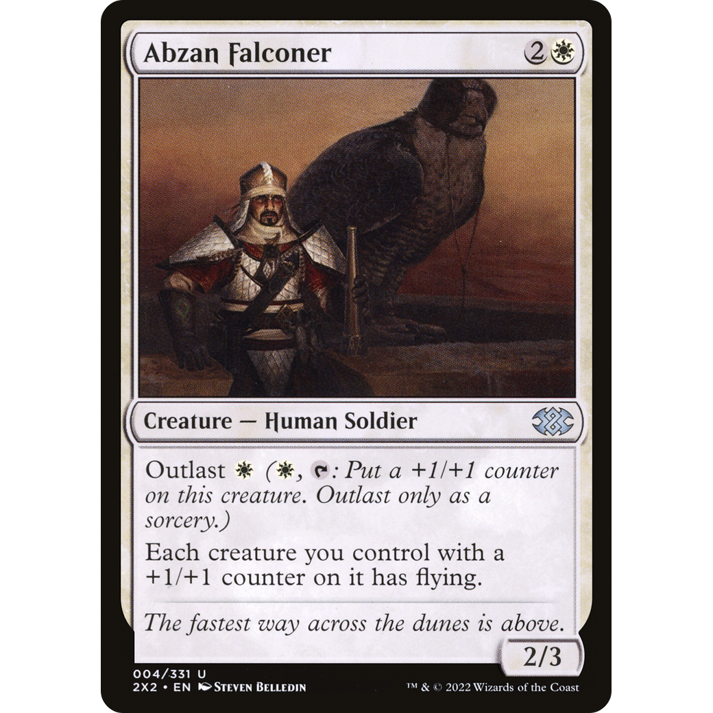 Abzan Falconer (2X2-004) - Double Masters 2022