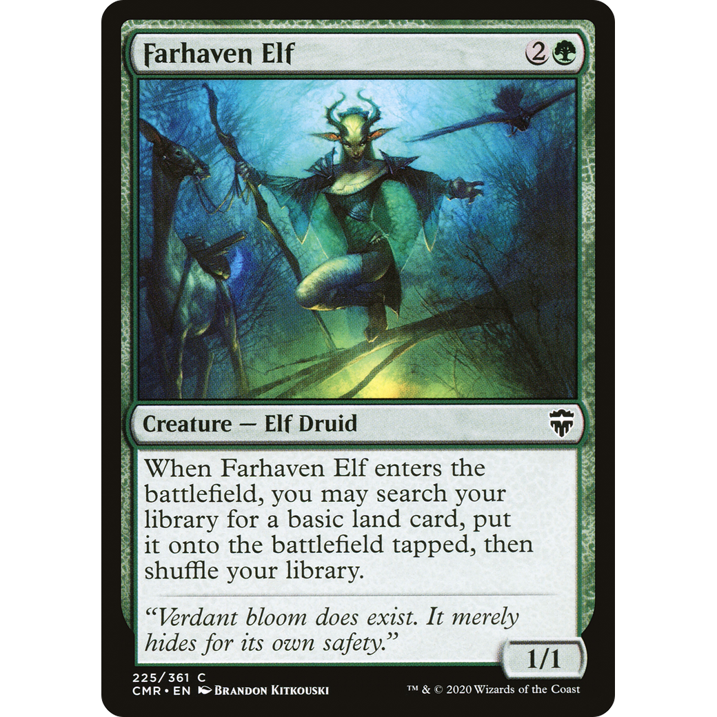 Farhaven Elf (CMR-225) - Commander Legends