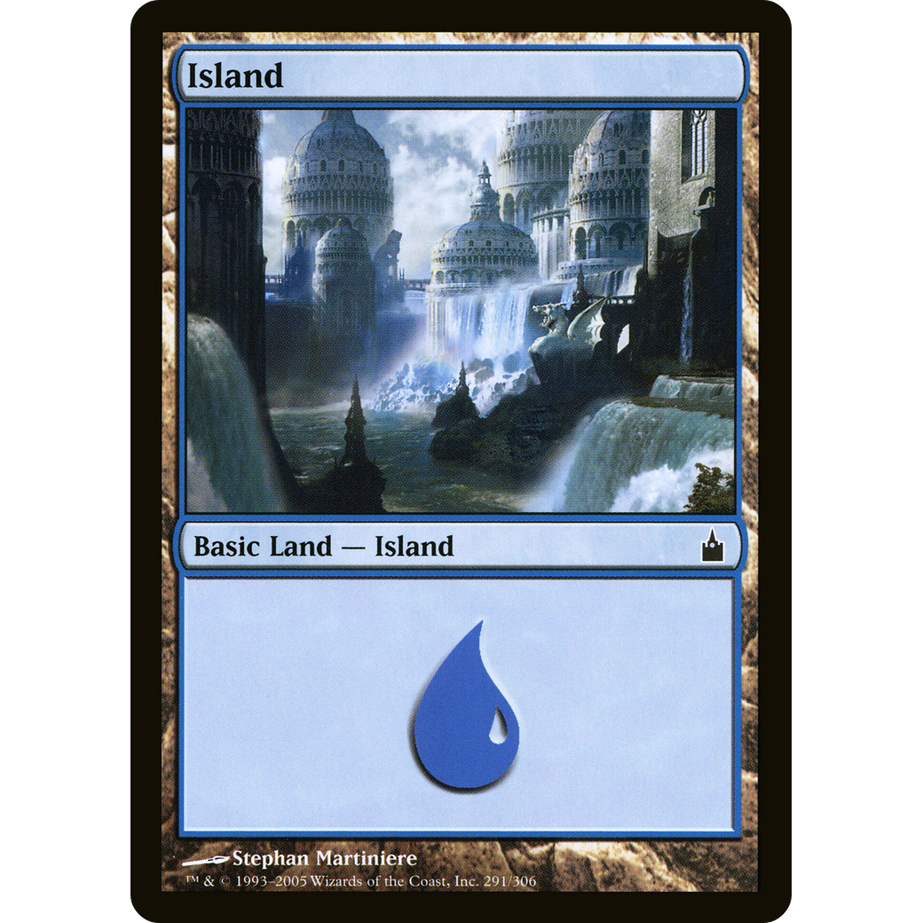 Island (291) (RAV-291) - Ravnica: City of Guilds