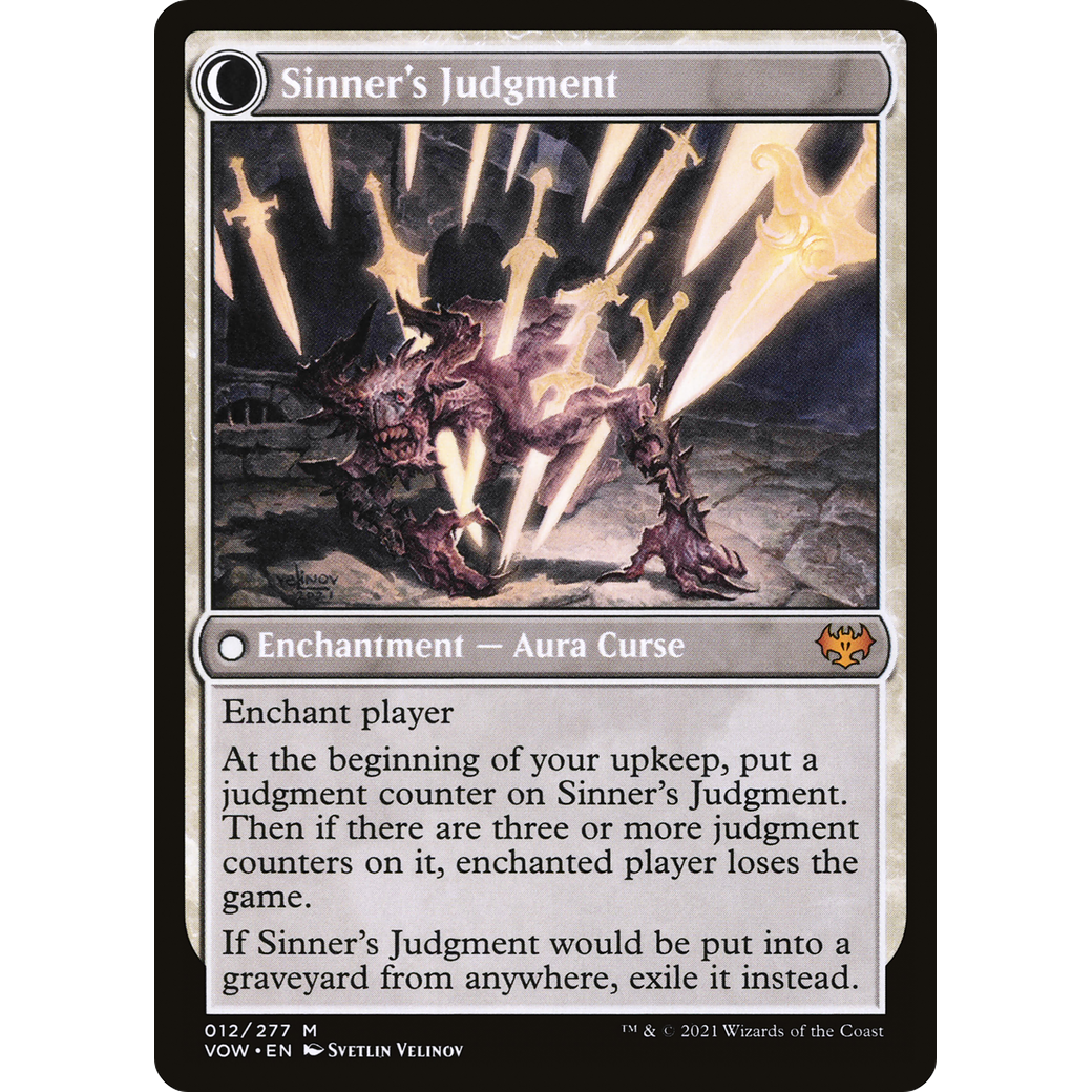 Faithbound Judge (VOW-012) - Innistrad: Crimson Vow: (Double Faced Transform) Foil