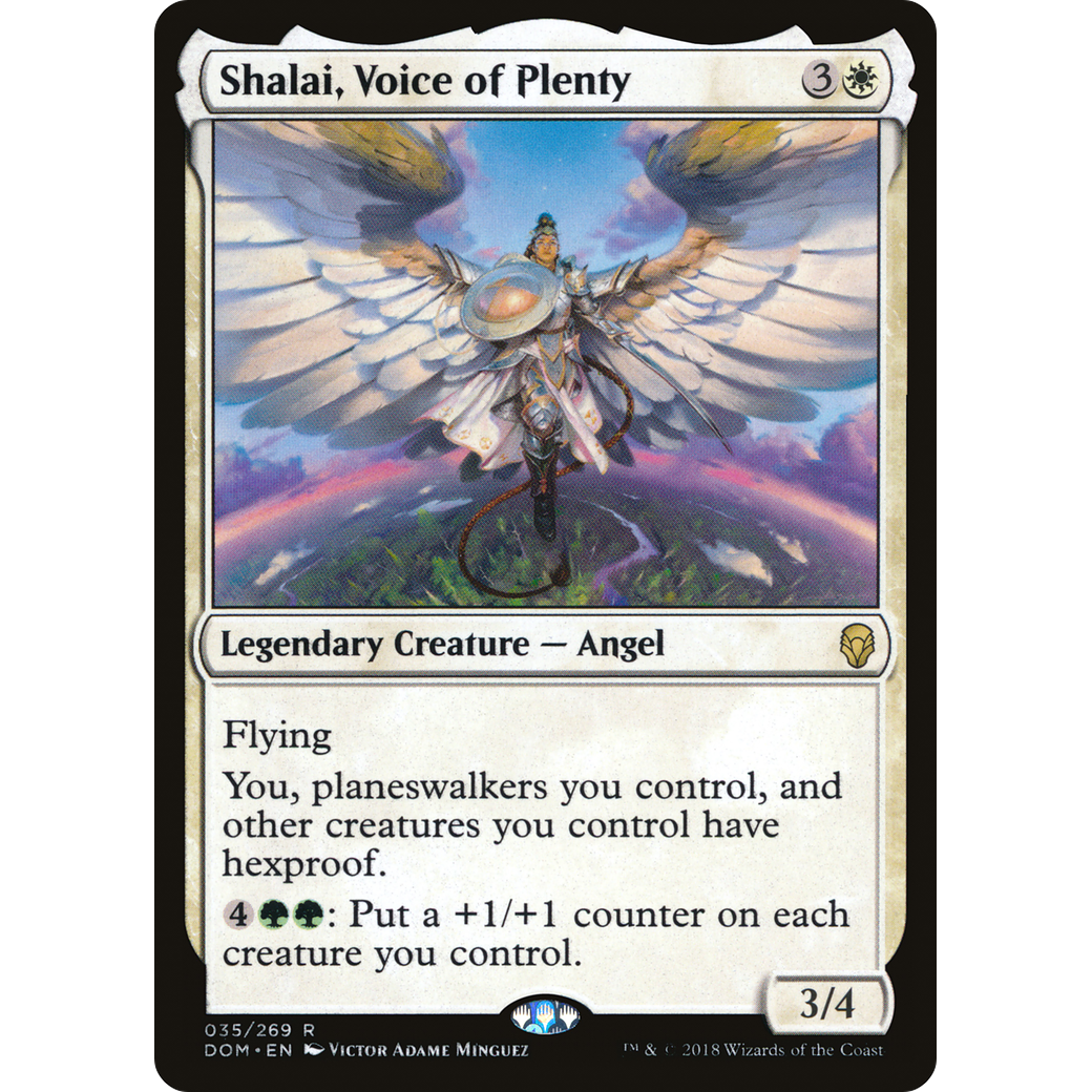 Shalai, Voice of Plenty (DOM-035) - Dominaria