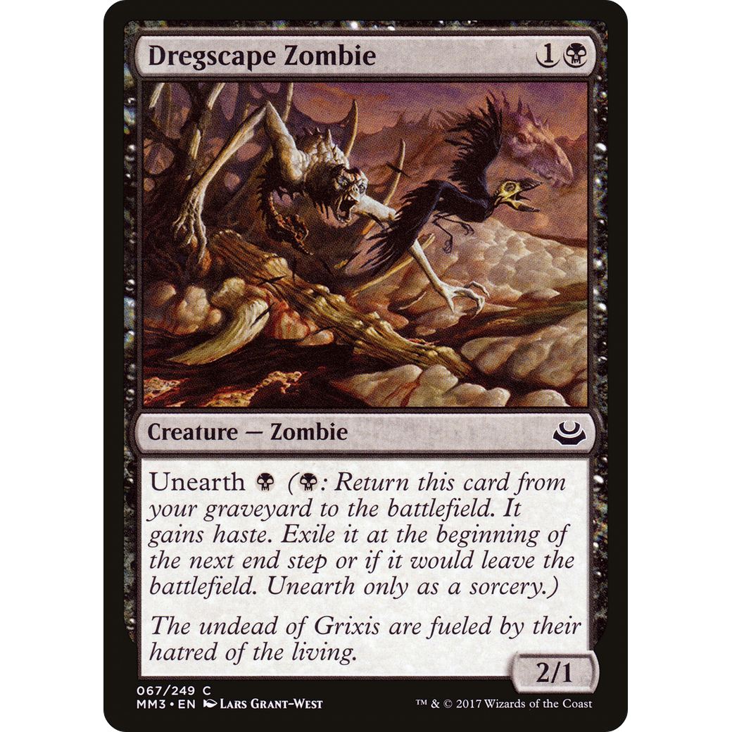 Dregscape Zombie (MM3-067) - Modern Masters 2017 Foil