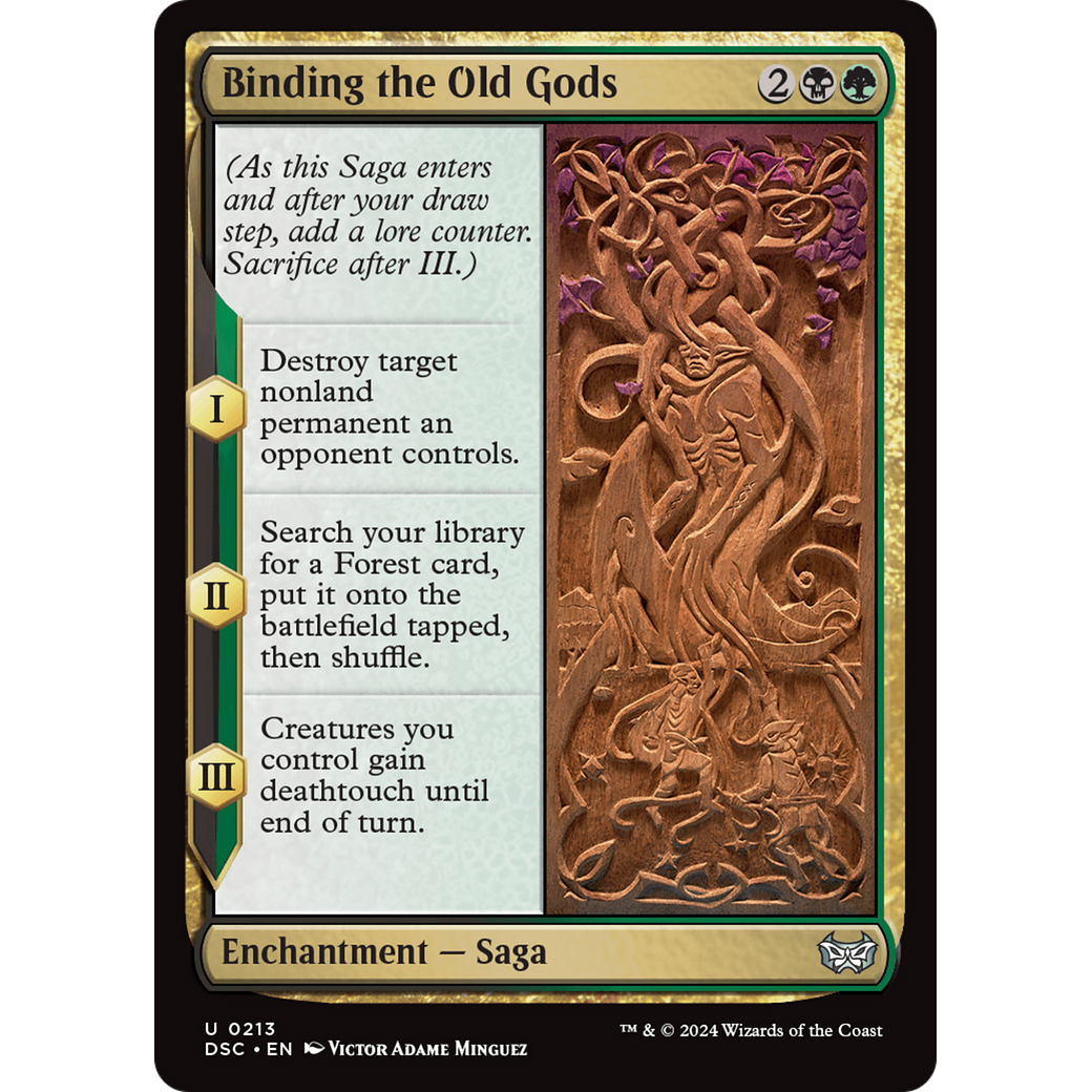 Binding the Old Gods (DSC-213) - Duskmourn: House of Horror Commander