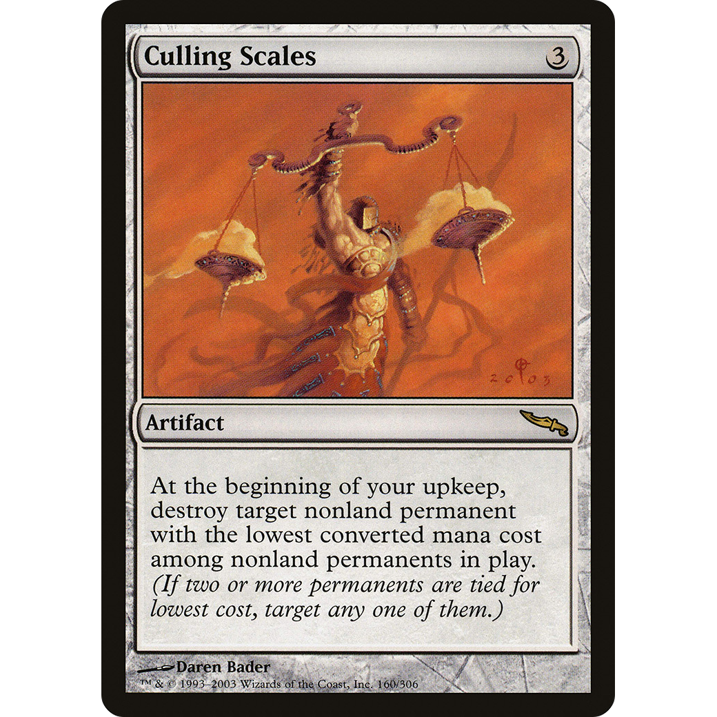 Culling Scales (MRD-160) - Mirrodin Foil