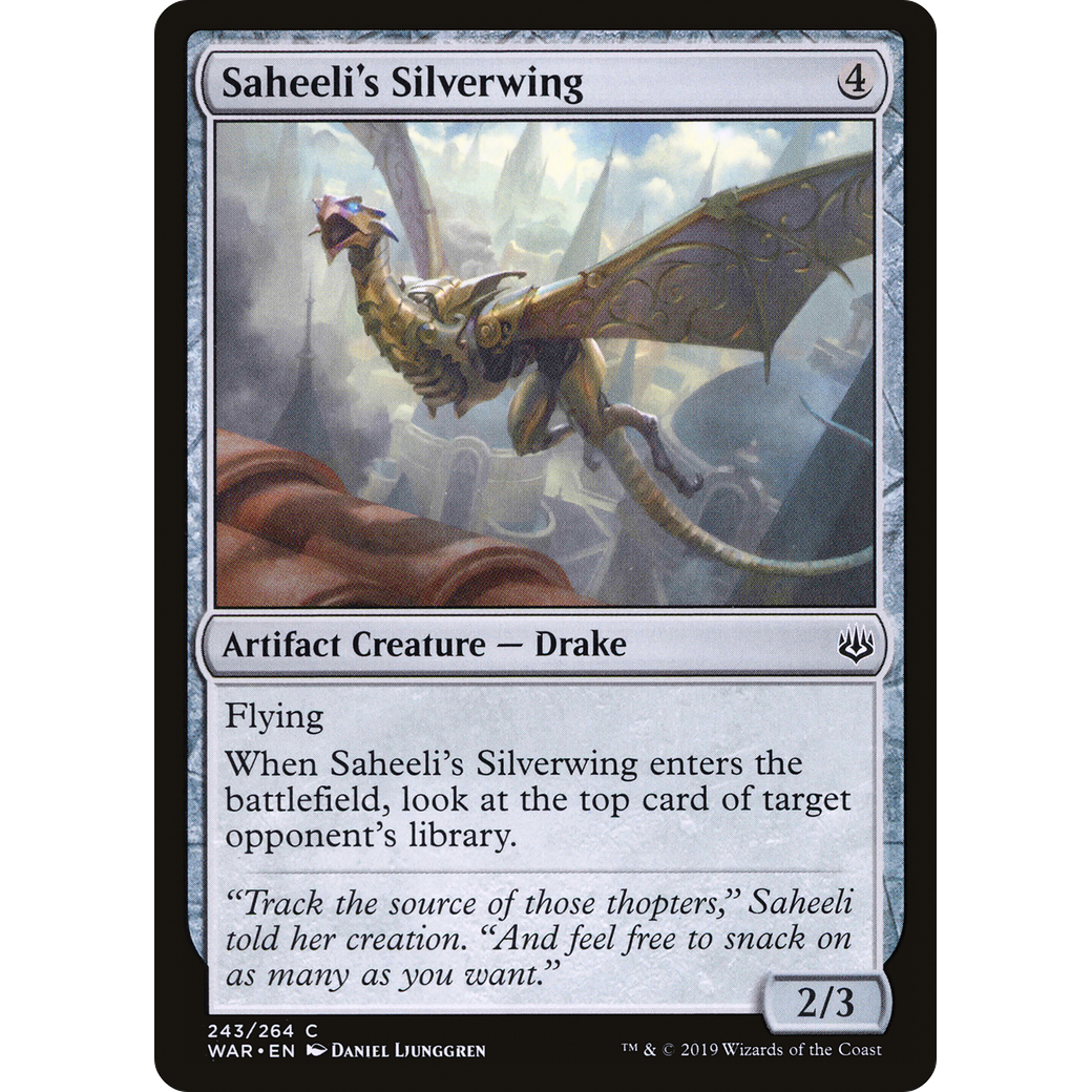 Saheeli's Silverwing (WAR-243) - War of the Spark