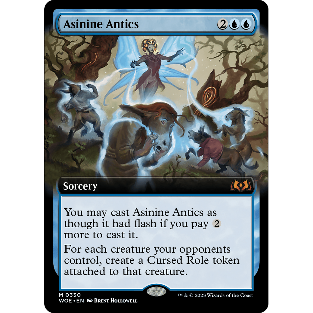 Asinine Antics (WOE-330) - Wilds of Eldraine: (Extended Art)