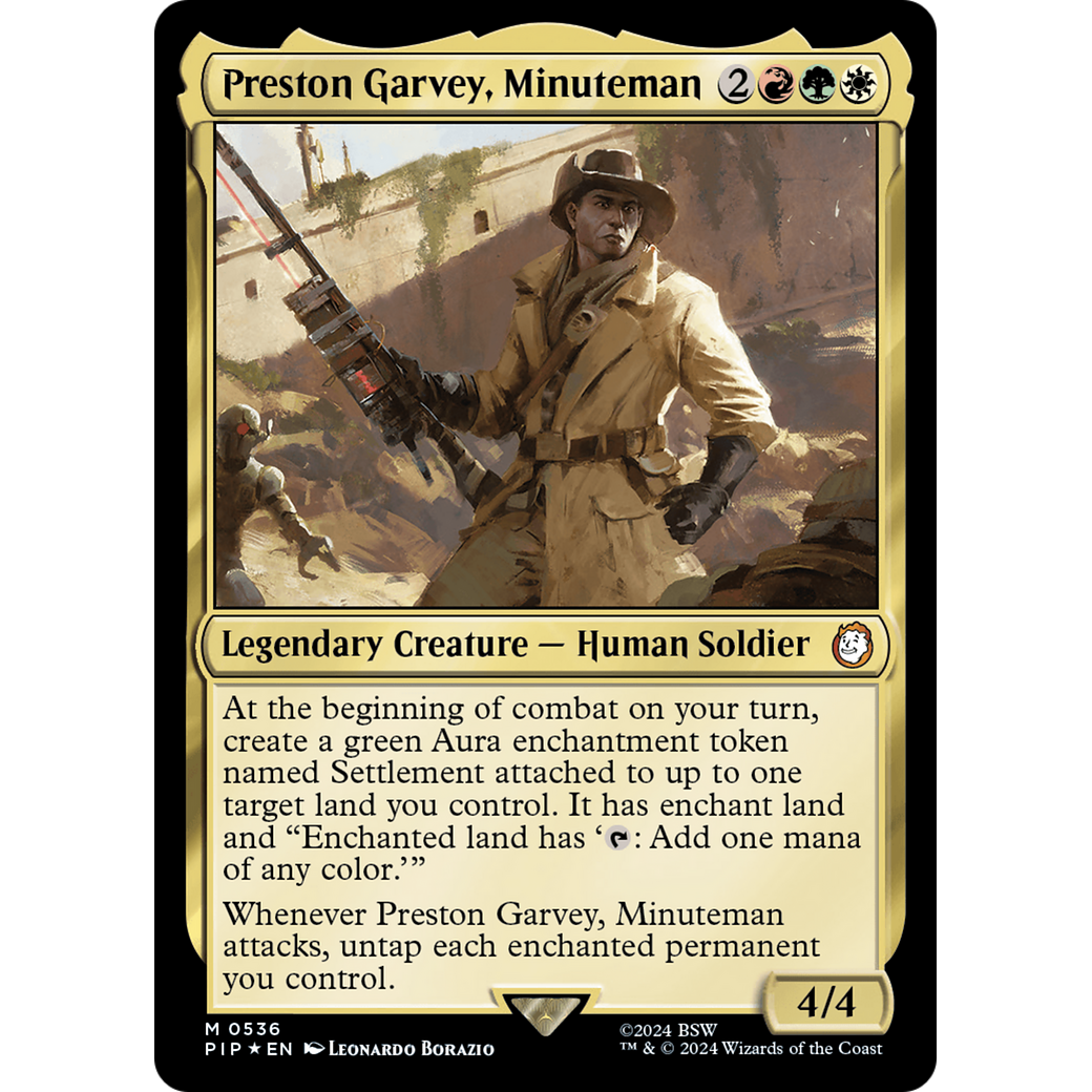 Preston Garvey, Minuteman (PIP-536) - Fallout Foil