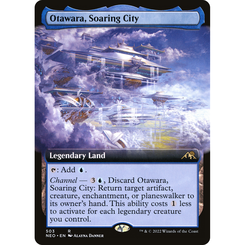 Otawara, Soaring City (NEO-503) - Kamigawa: Neon Dynasty: (Extended Art) Foil