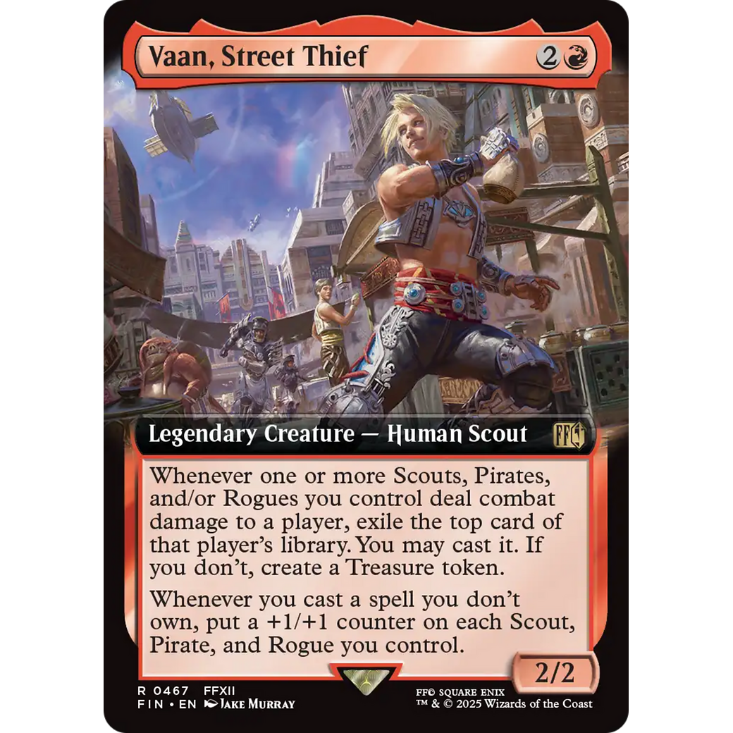 Vaan, Street Thief (FIN-467) - FINAL FANTASY: (Extended Art) Foil