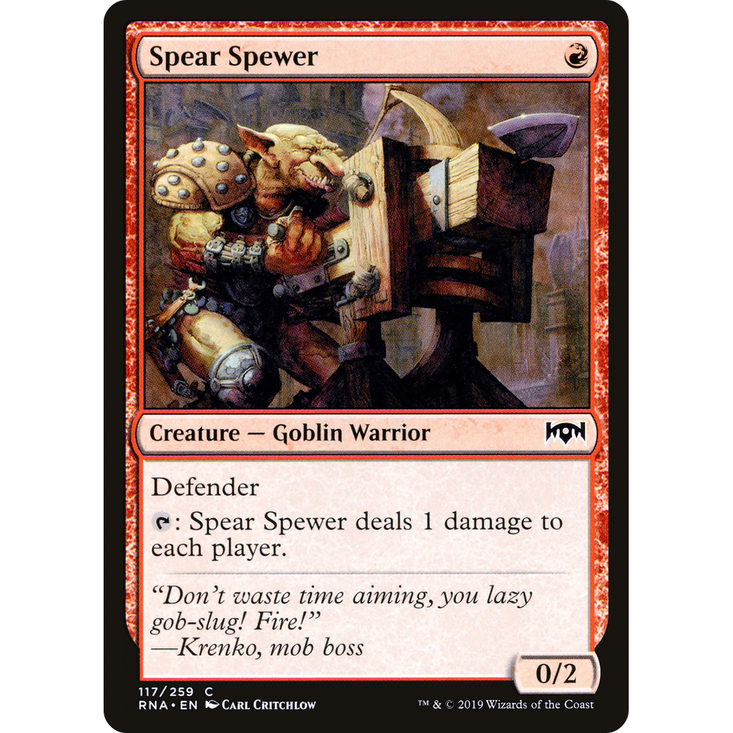 Spear Spewer (RNA-117) - Ravnica Allegiance