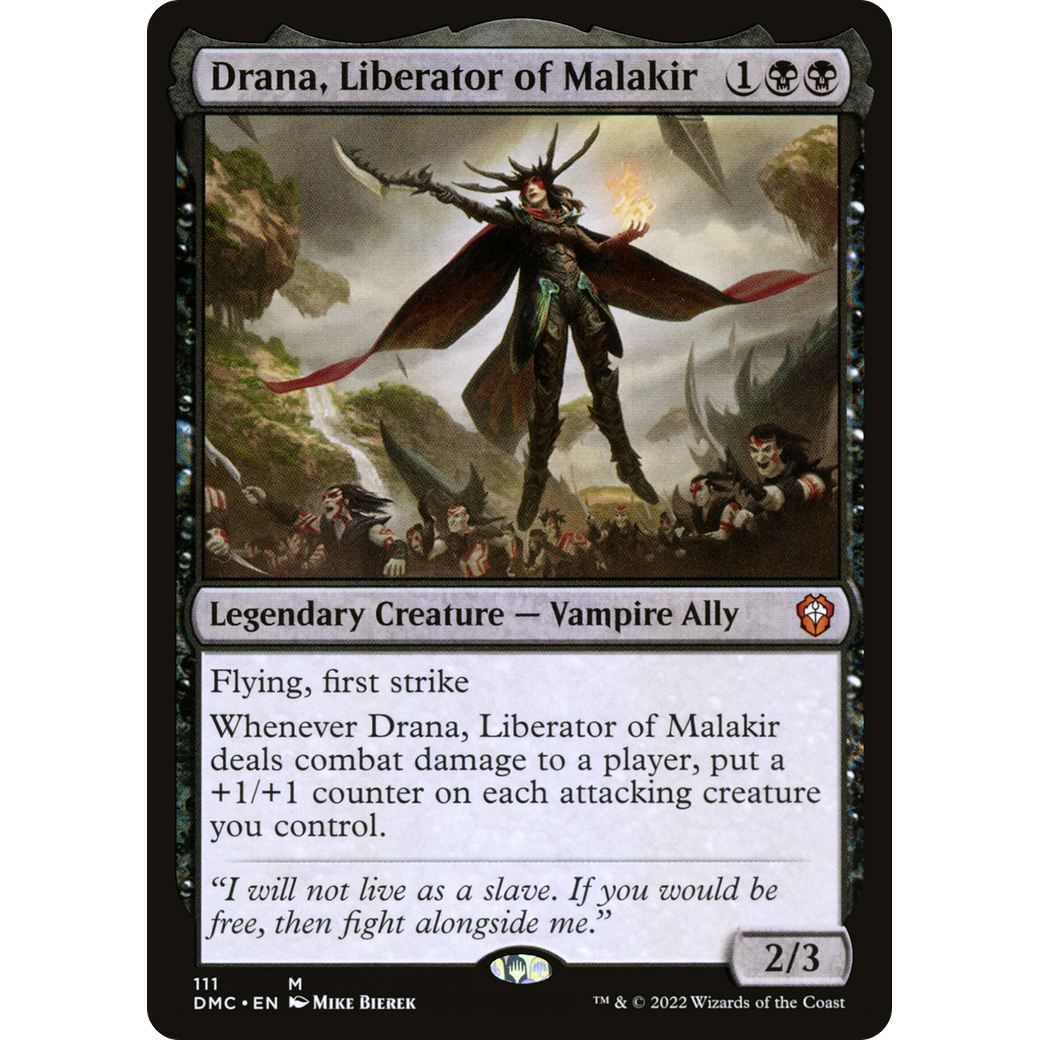 Drana, Liberator of Malakir (DMC-111) - Dominaria United Commander