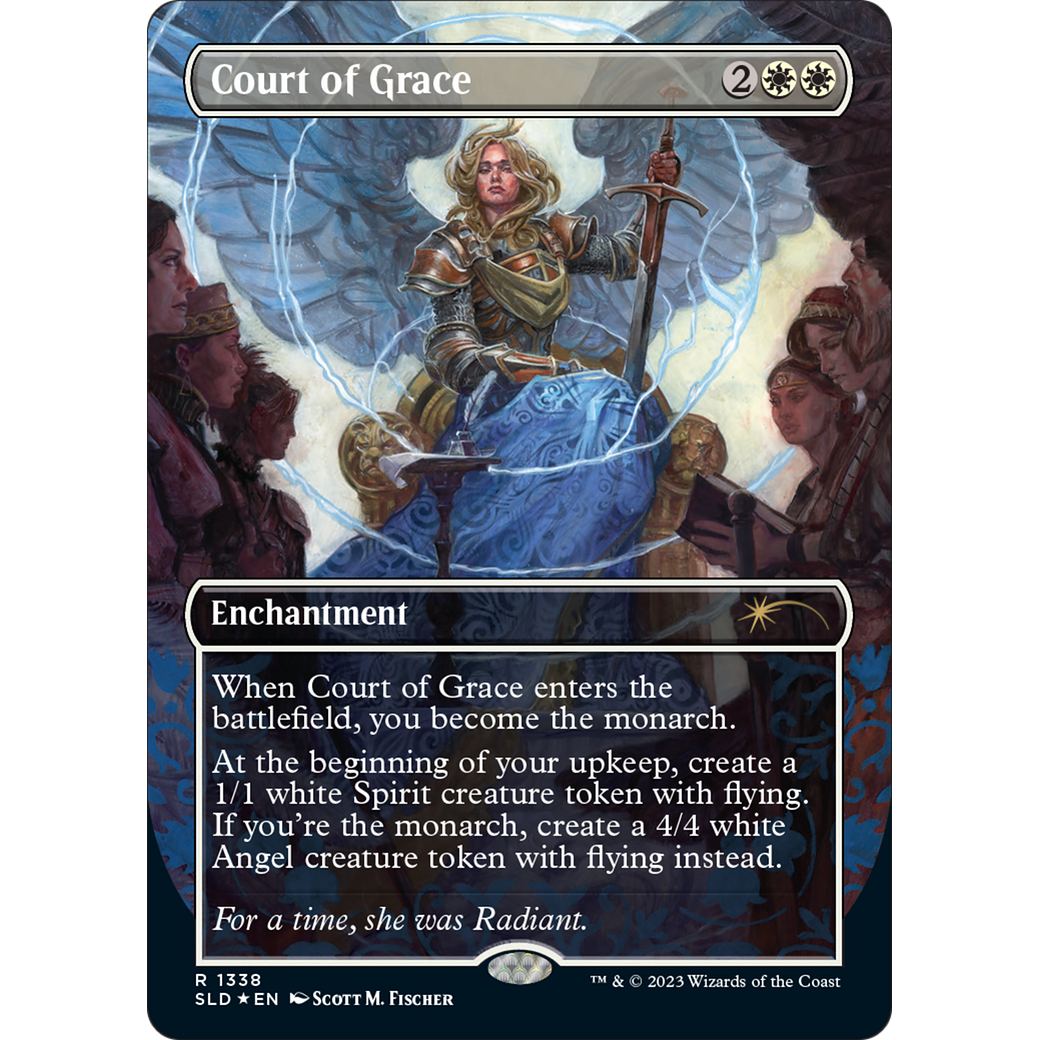 Court of Grace (SLD-1338) - Secret Lair Drop (Borderless) Foil