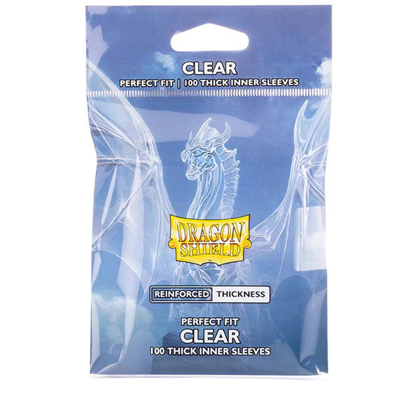 Dragon Shield: Perfect Fit: Thick Inner Clear Sleeves 100ct (Pre-Order)