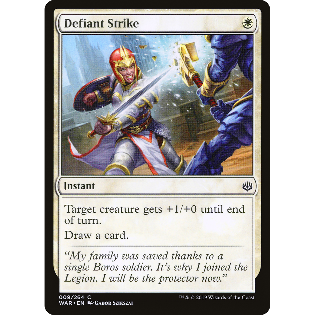 Defiant Strike (WAR-009) - War of the Spark