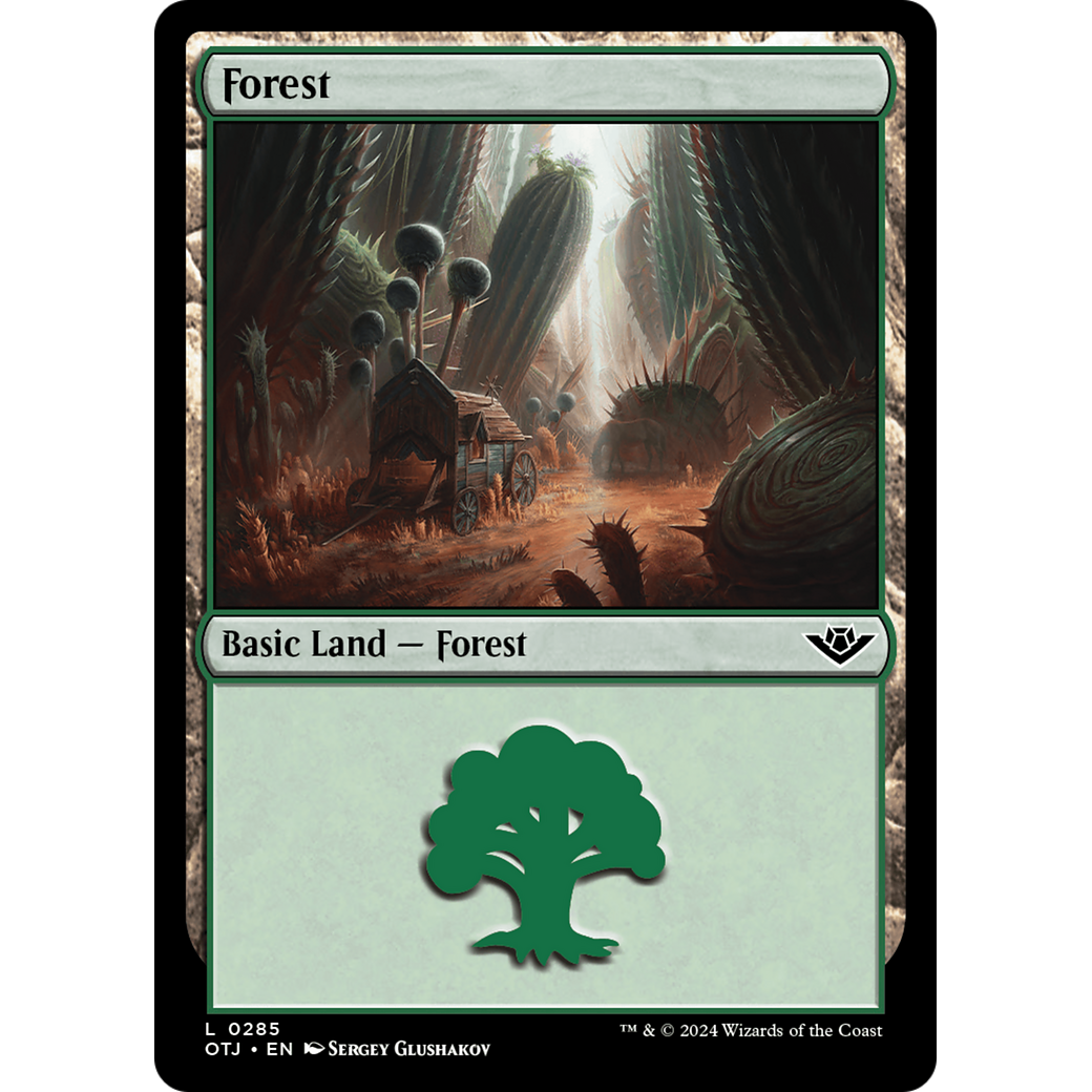 Forest (OTJ-285) - Outlaws of Thunder Junction Foil