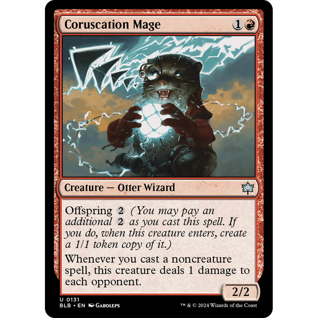Coruscation Mage (BLB-131) - Bloomburrow