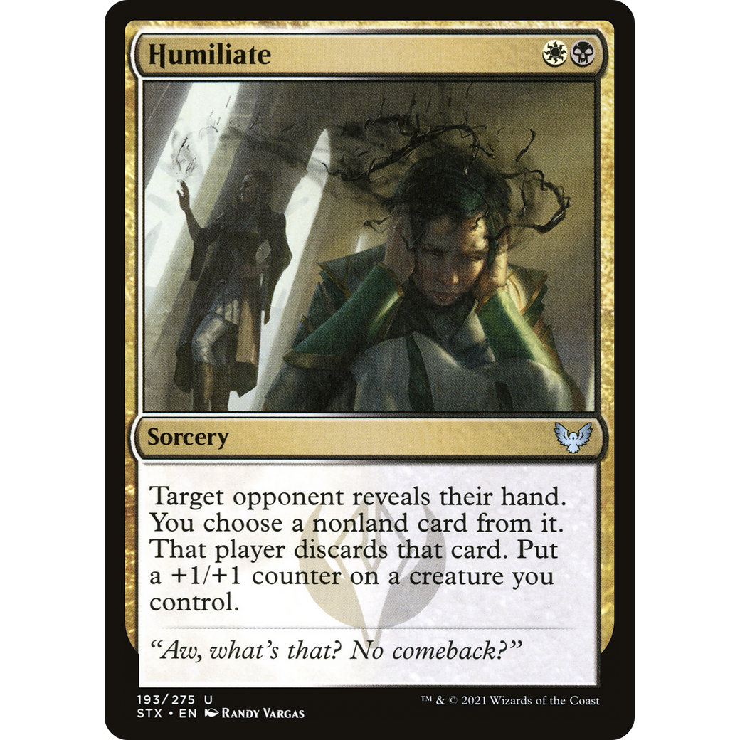 Humiliate (STX-193) - Strixhaven: School of Mages Foil