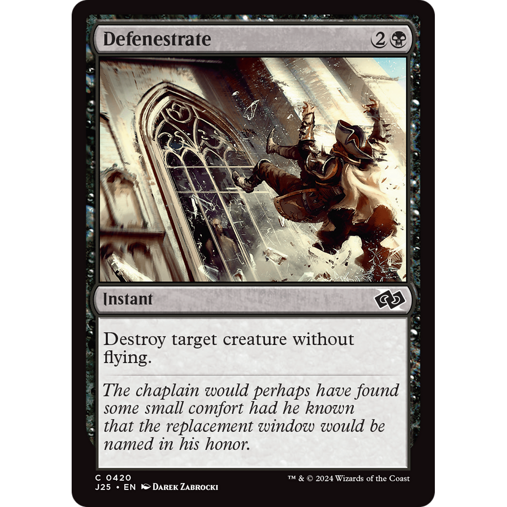 Defenestrate (J25-420) - Foundations Jumpstart