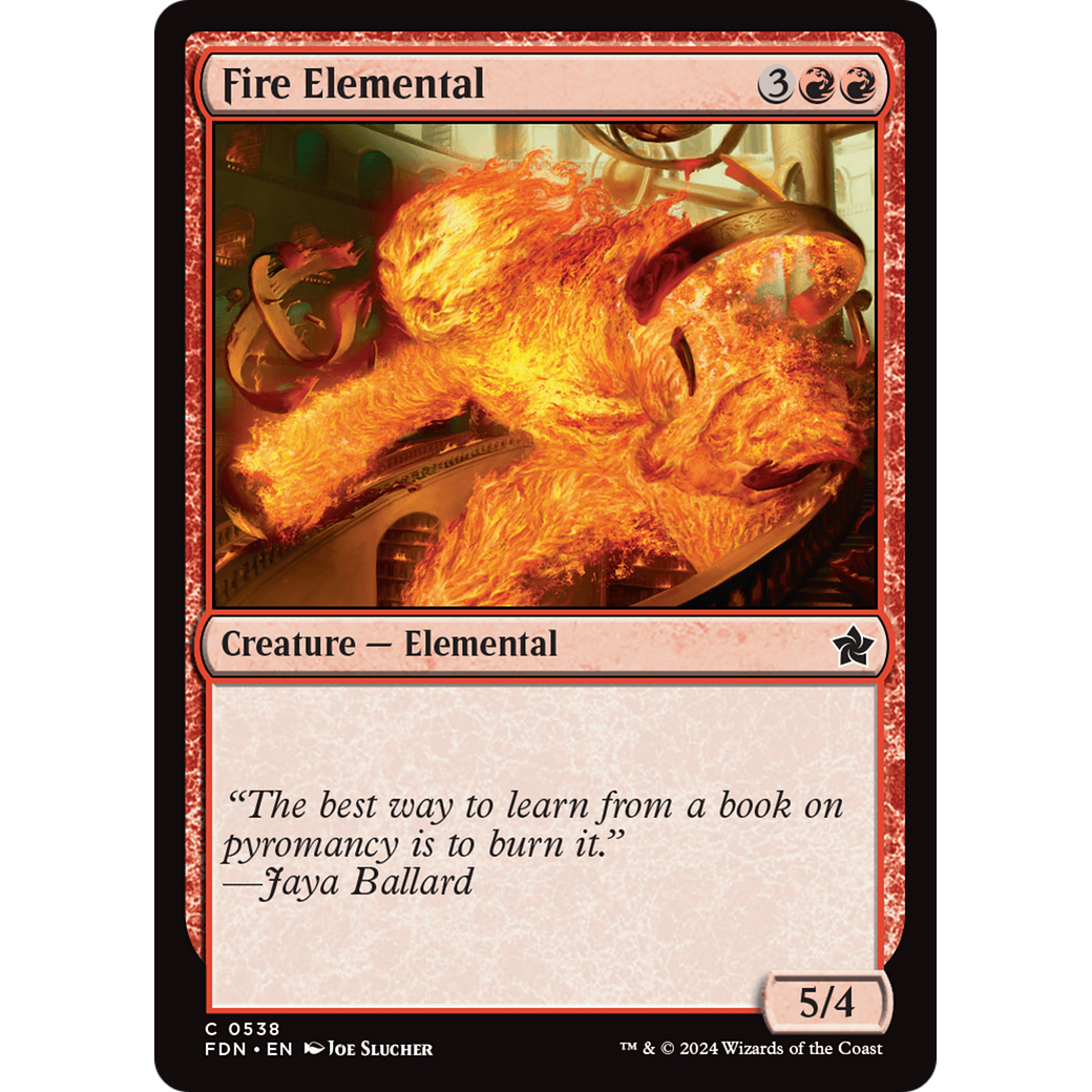 Fire Elemental (FDN-538) - Foundations