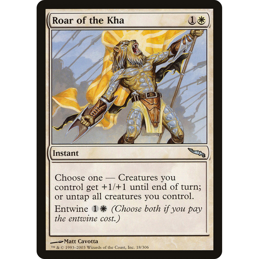 Roar of the Kha (MRD-018) - Mirrodin Foil