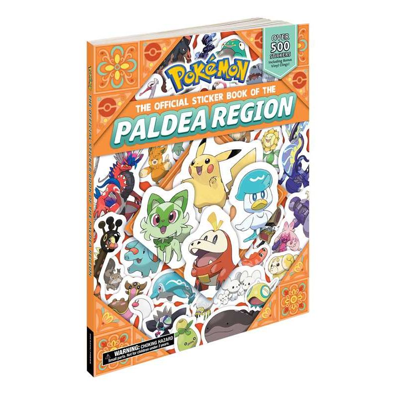 Pokémon The Official Sticker Book Of The Paldea Region  by Pikachu Press: Paperback; 126 pages / English