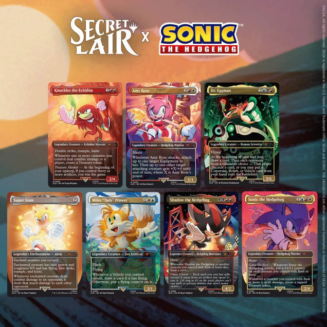 Magic the Gathering: Secret Lair X Sonic the Hedgehog: Friends and Foes - Non-Foil