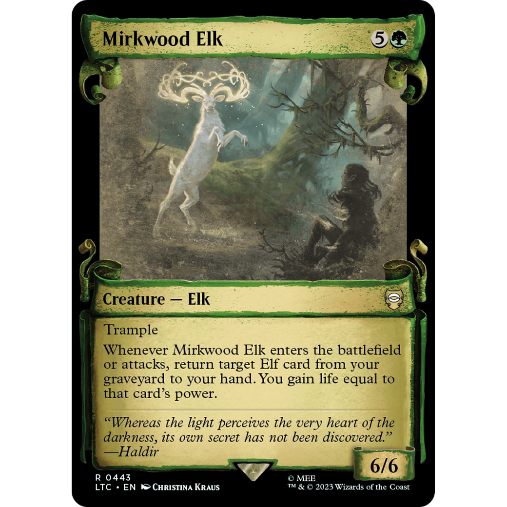 Mirkwood Elk (LTC-443) - Tales of Middle-earth Commander: (Showcase) Foil