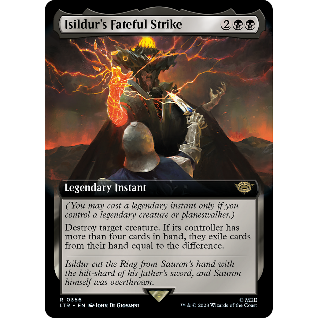 Isildur's Fateful Strike (LTR-356) - The Lord of the Rings: Tales of Middle-earth: (Extended Art)