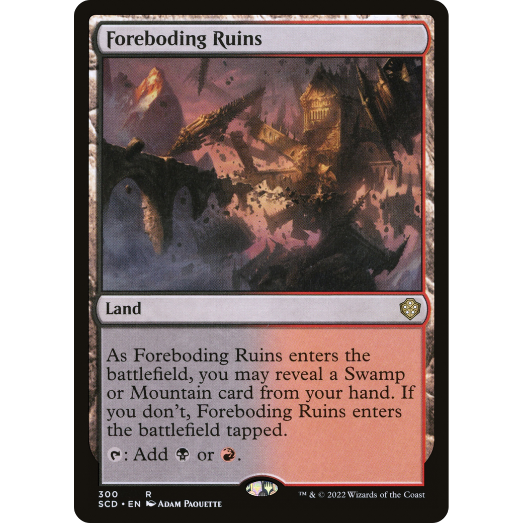 Foreboding Ruins (SCD-300) - Starter Commander Decks