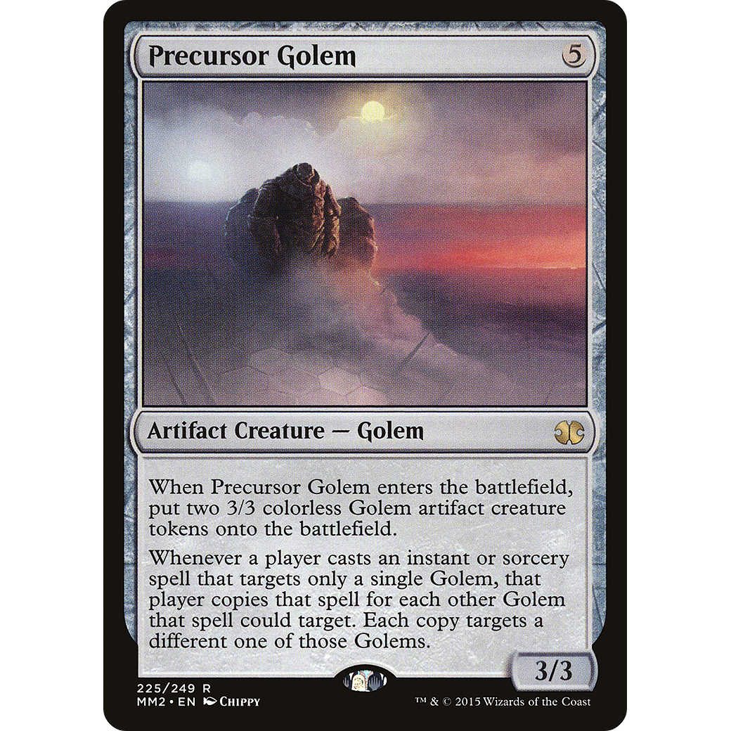 Precursor Golem (MM2-225) - Modern Masters 2015 Foil