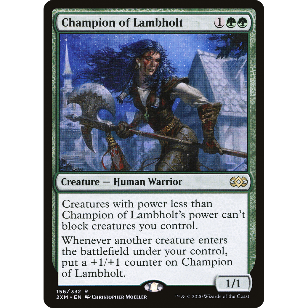 Champion of Lambholt (2XM-156) - Double Masters Foil