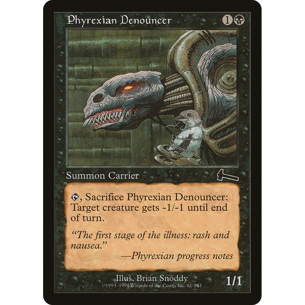 Phyrexian Denouncer (ULG-061) - Urza's Legacy