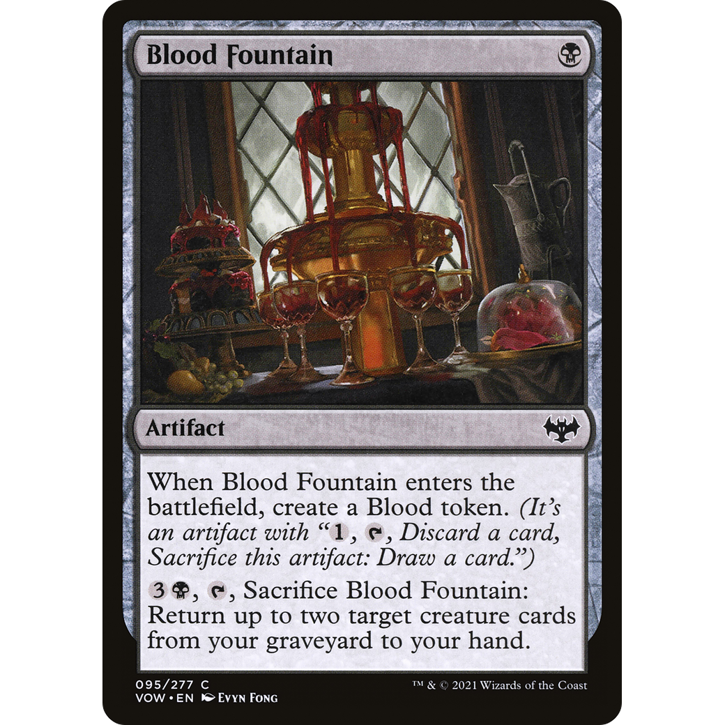 Blood Fountain (VOW-095) - Innistrad: Crimson Vow