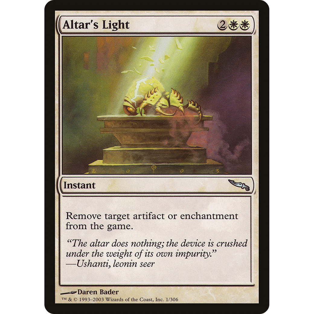 Altar's Light (MRD-001) - Mirrodin