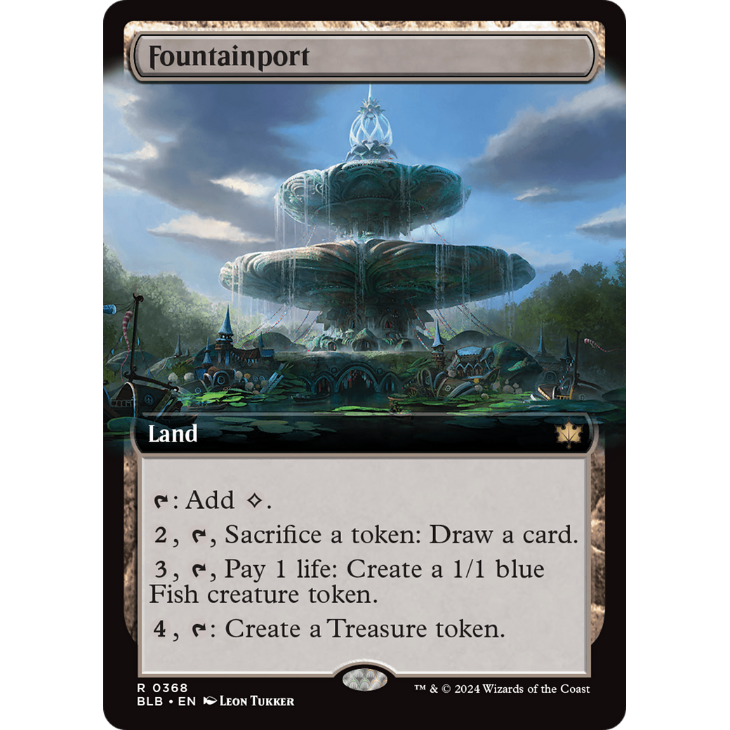 Fountainport (BLB-368) - Bloomburrow: (Extended Art) Foil