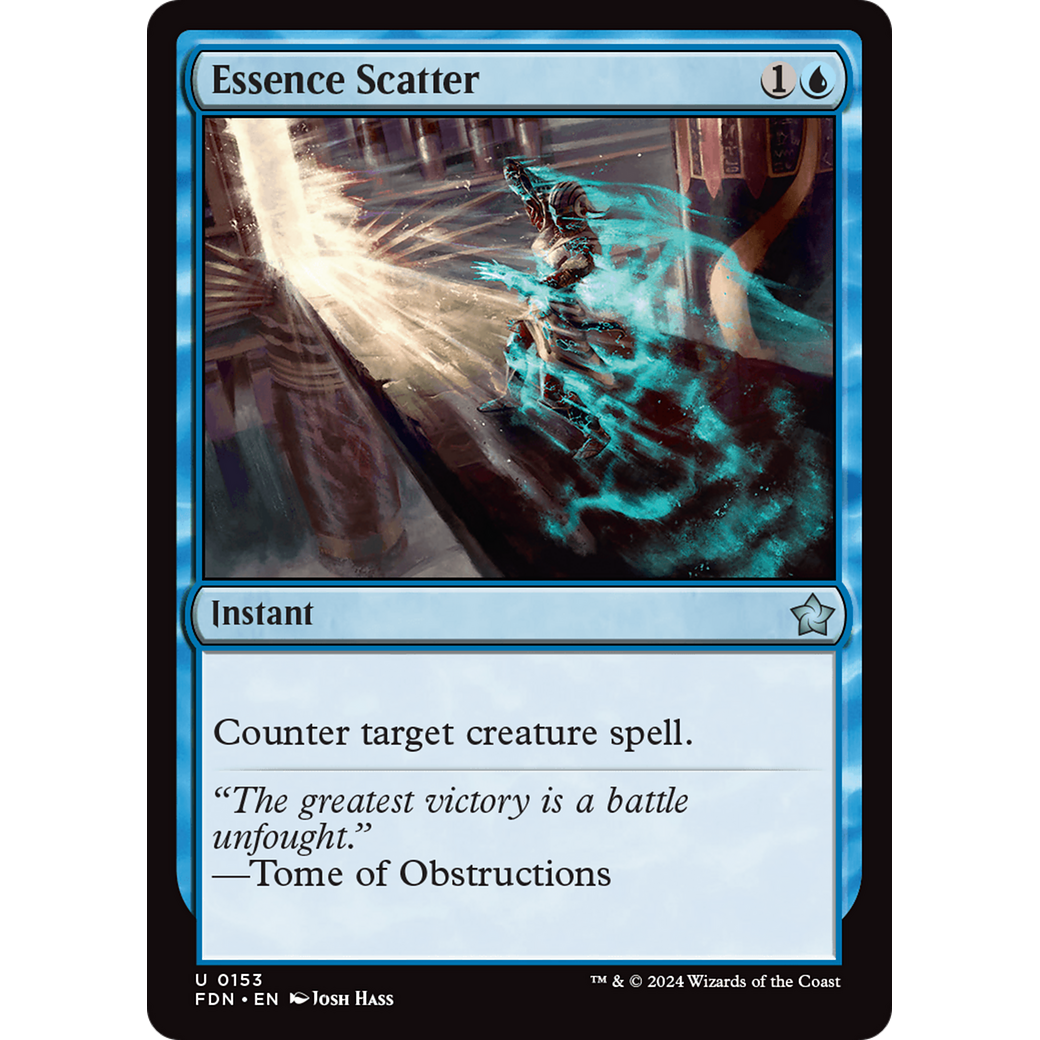 Essence Scatter (FDN-153) - Foundations Foil