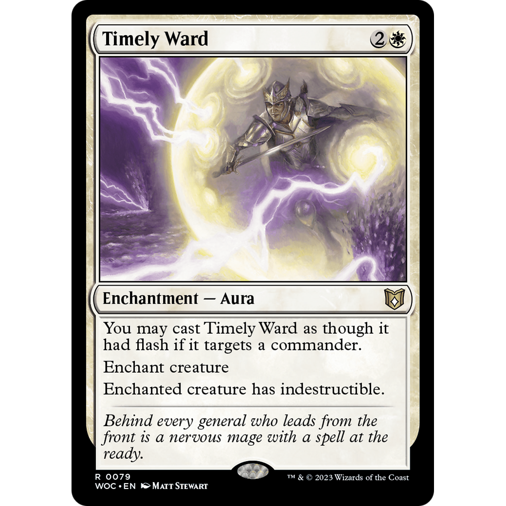 Timely Ward (WOC-079) - Wilds of Eldraine Commander