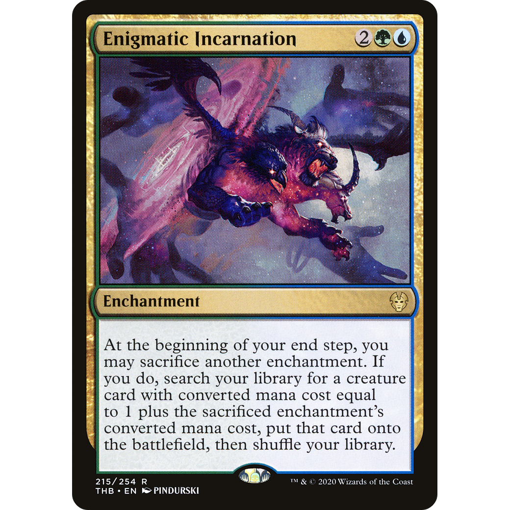 Enigmatic Incarnation (THB-215) - Theros Beyond Death Foil