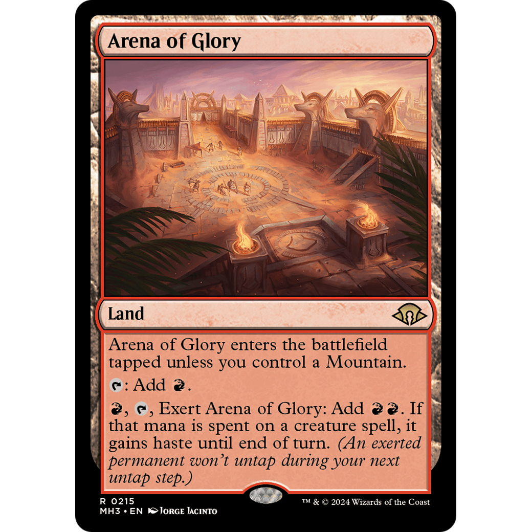 Arena of Glory (MH3-215) - Modern Horizons 3 Foil