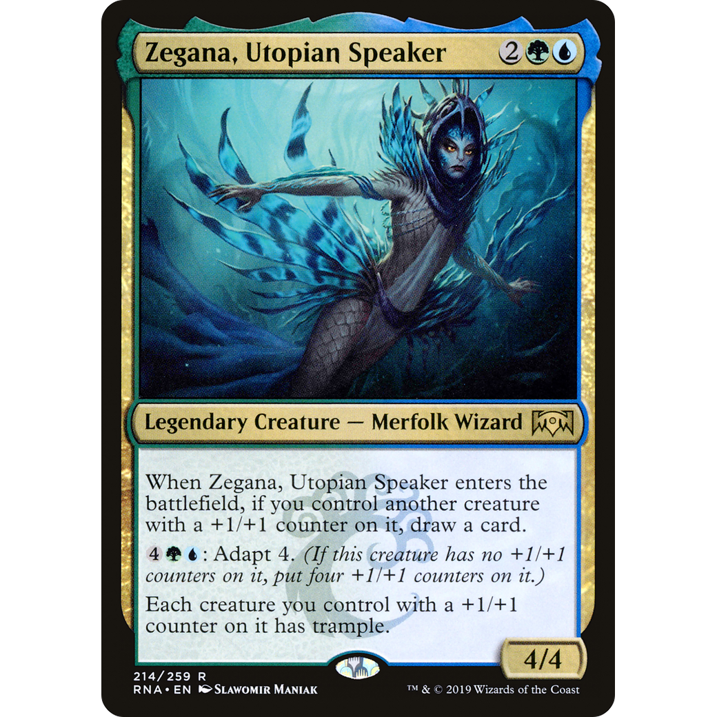 Zegana, Utopian Speaker (RNA-214) - Ravnica Allegiance Foil