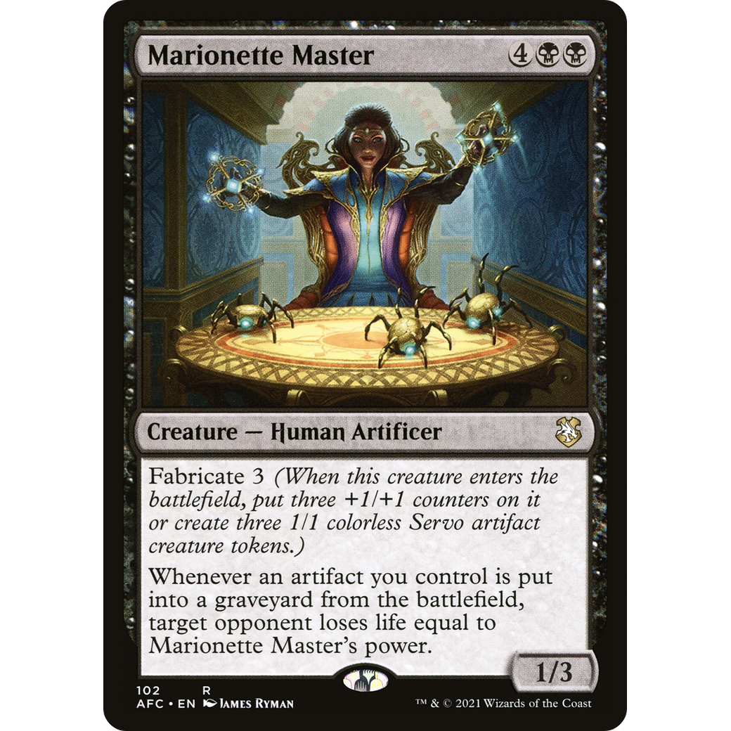 Marionette Master (AFC-102) - Forgotten Realms Commander