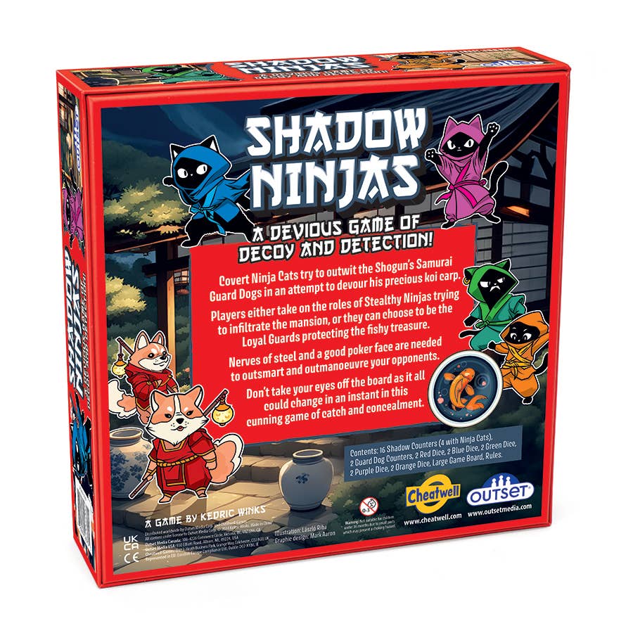 Shadow Ninjas Board Game: A Devious Game of Decoy and Detect