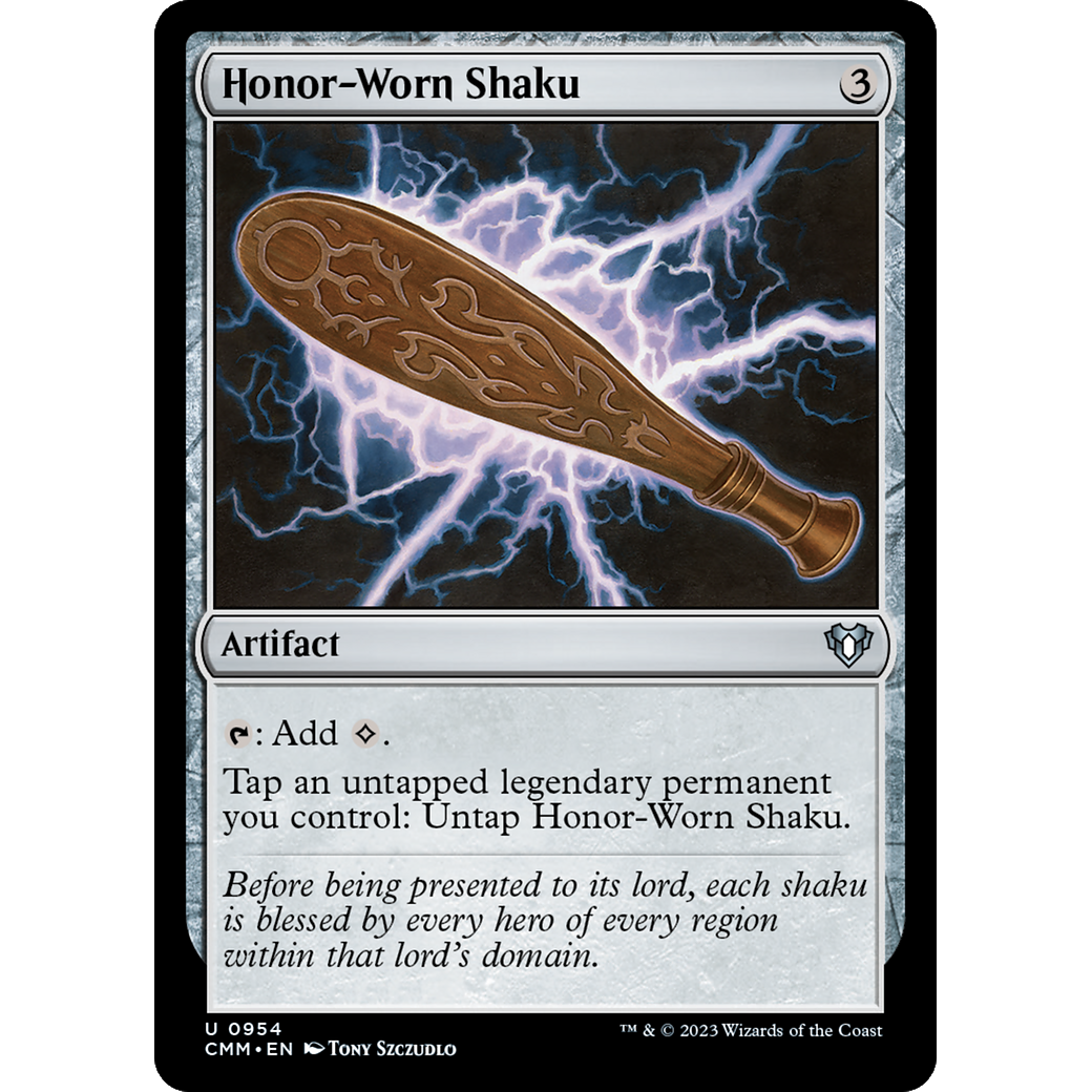 Honor-Worn Shaku (CMM-954) - Commander Masters