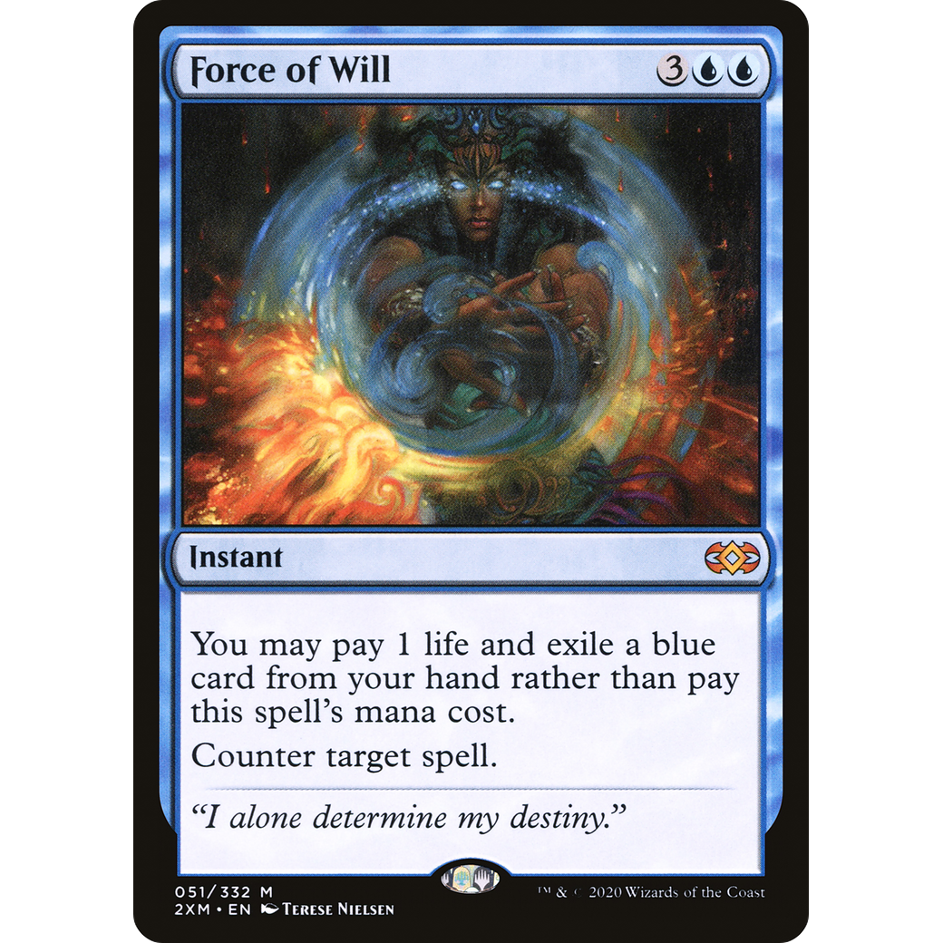 Force of Will (2XM-051) - Double Masters Foil