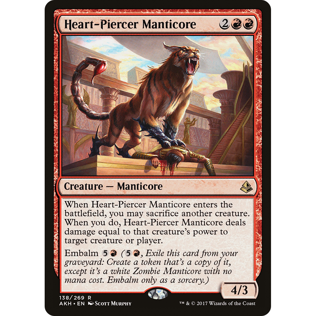 Heart-Piercer Manticore (AKH-138) - Amonkhet