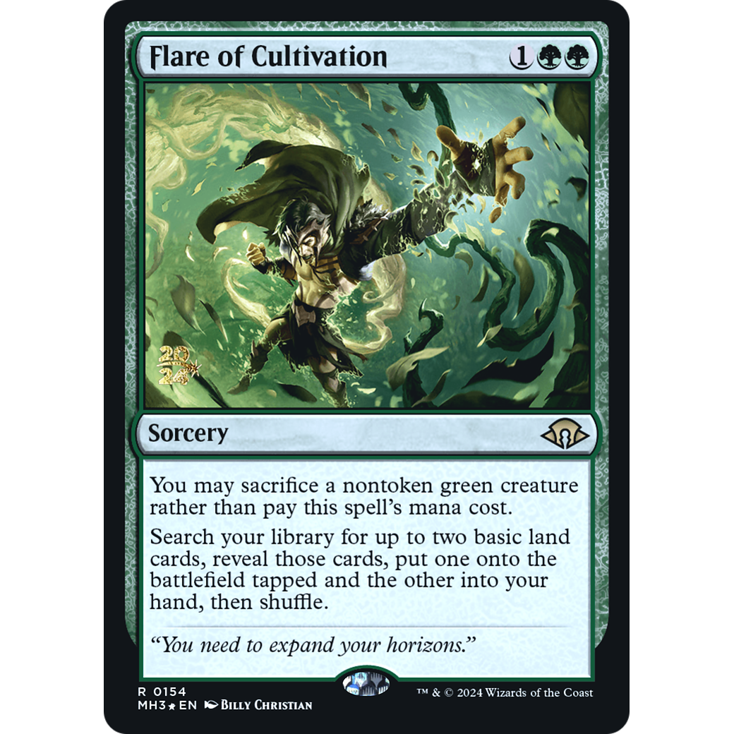 Flare of Cultivation (PRE-154S) - Modern Horizons 3 Promos Foil