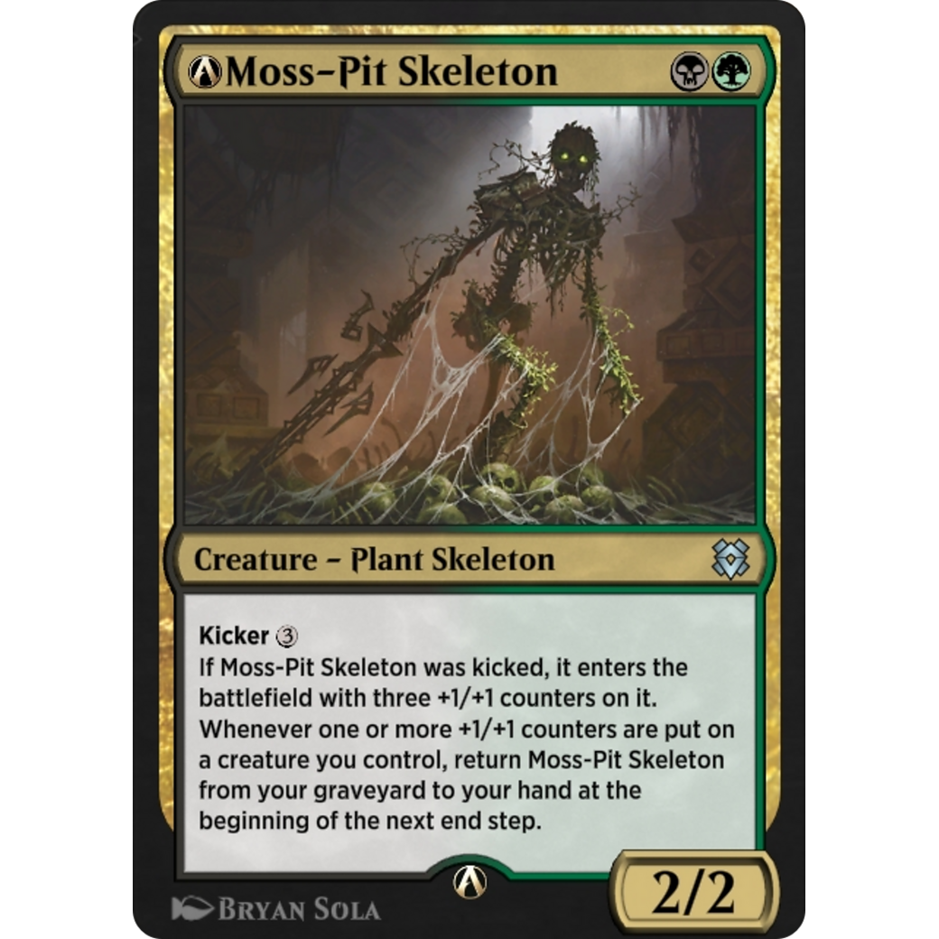 A-Moss-Pit Skeleton (ZNR-A-228) - Zendikar Rising